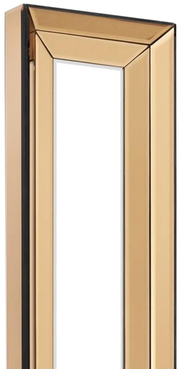 Luxury mirror / wall mirror amber 24.5 x 6.5 x H. 200.5 cm - Hotel Furniture