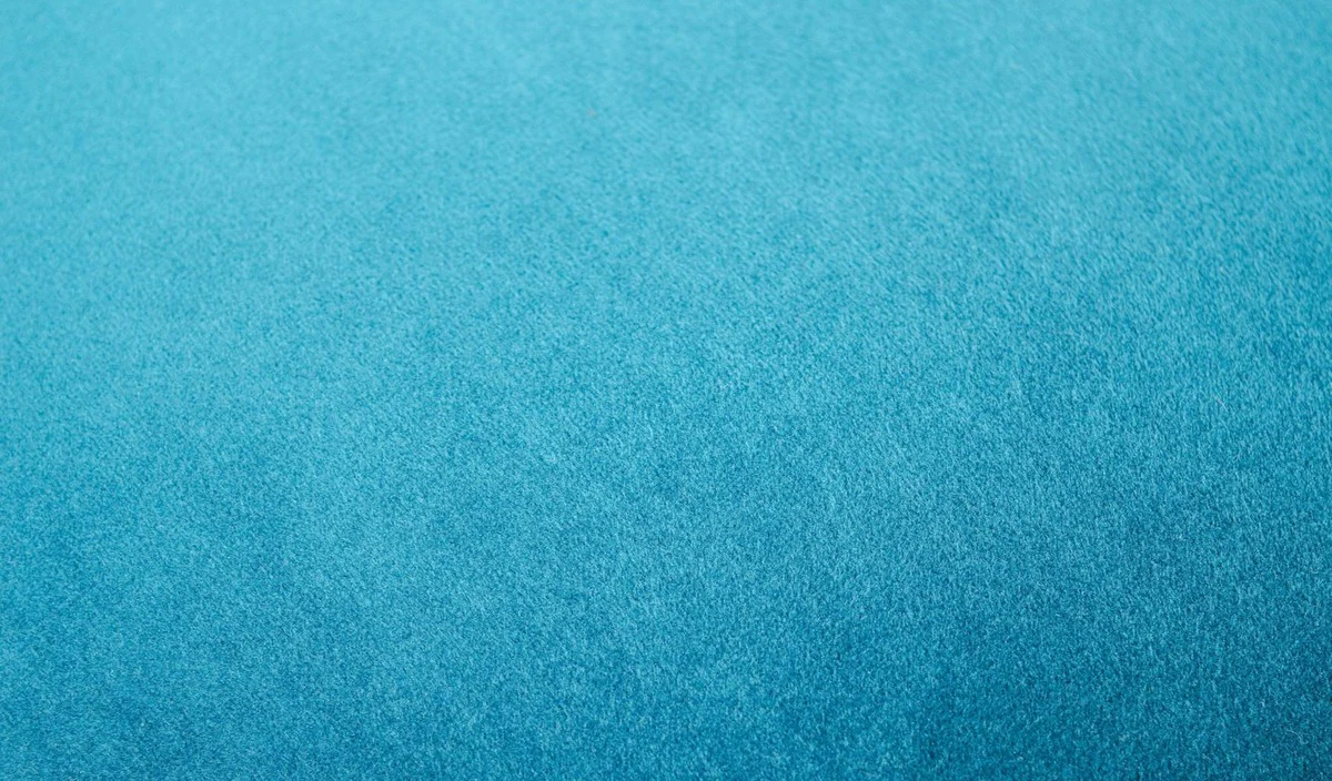 Luxury bar stool blue / black Ø 37 x H. 76 cm - bar chair with velvet fabric