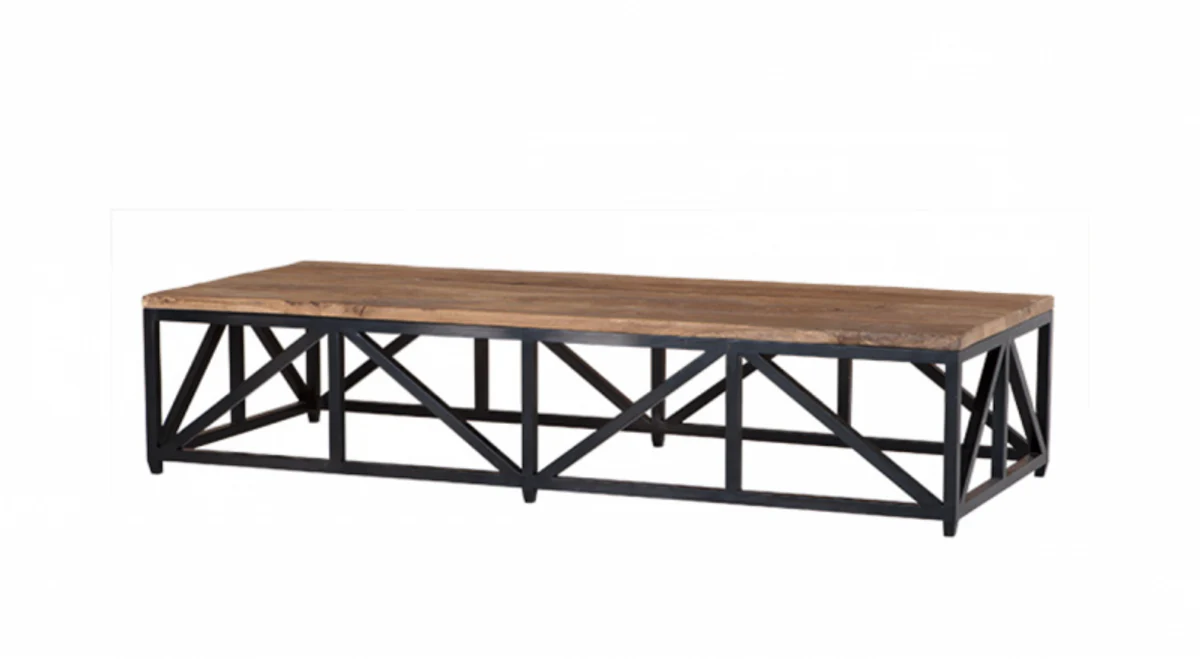 Luxury Art Deco Designer Coffee Table Zinc - Living Room Salon Table - Luxury Quality