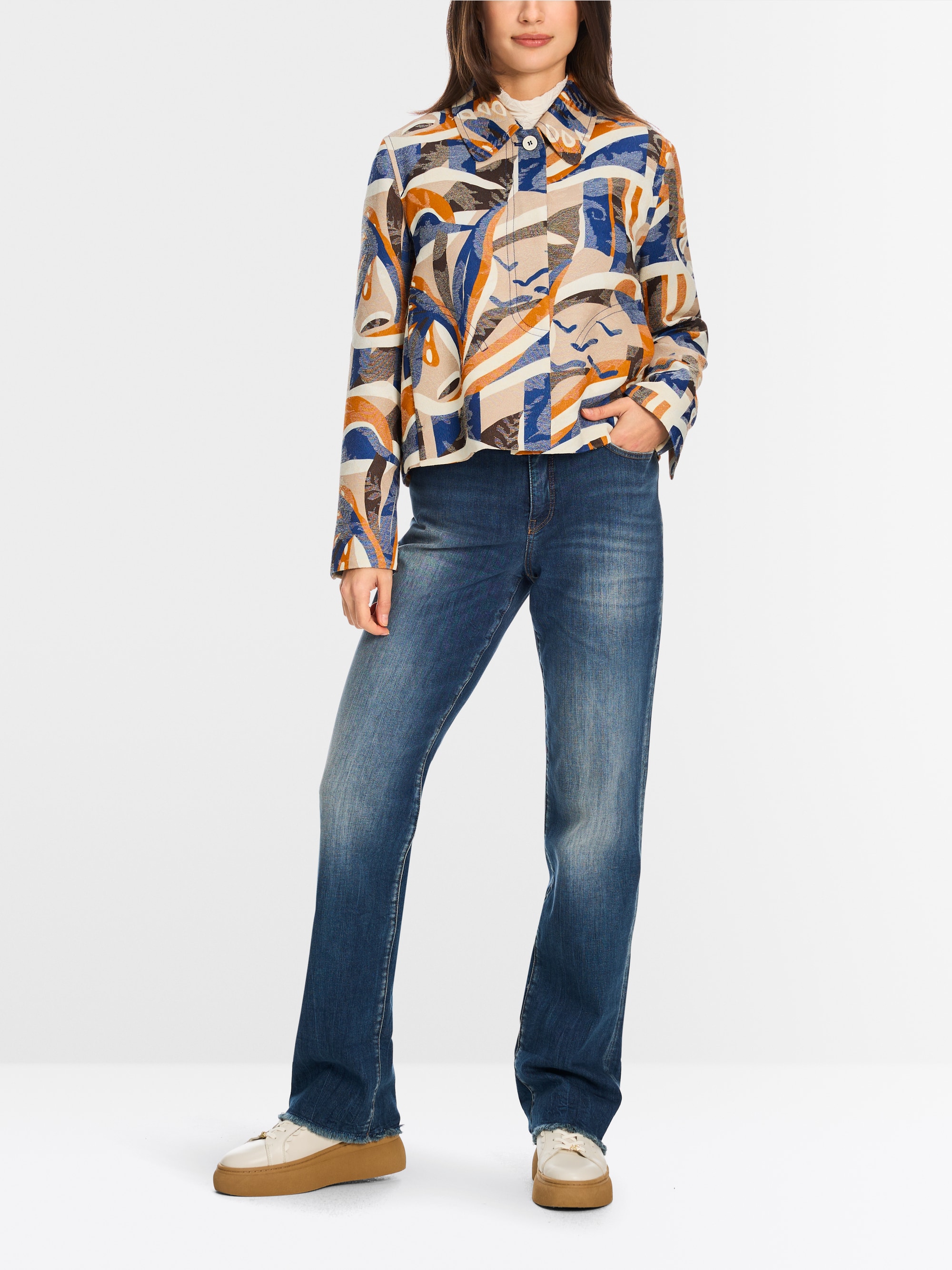 Gemusterte Jacke von Marc-Cain