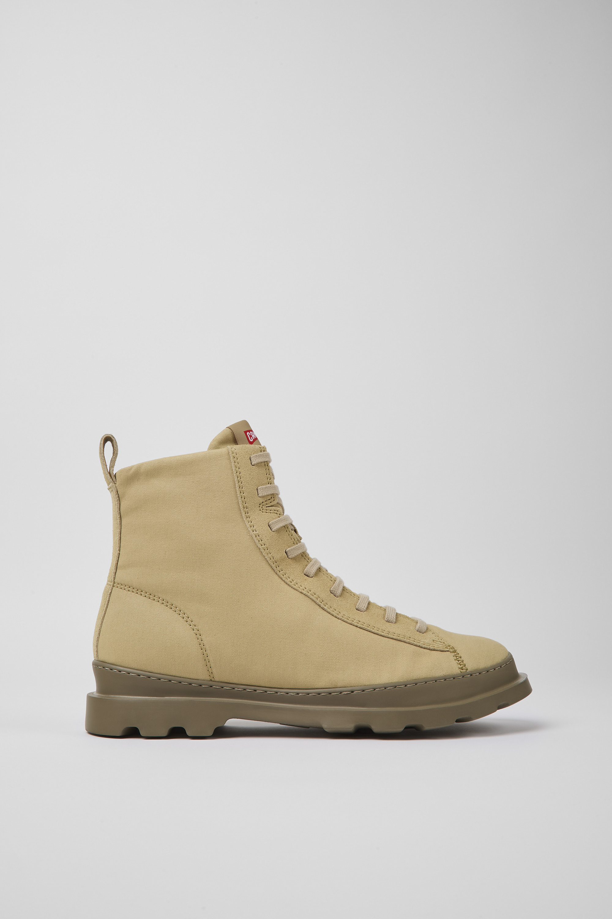 Brutus - Beige Textil und Nubuck Stiefeletten für Herren