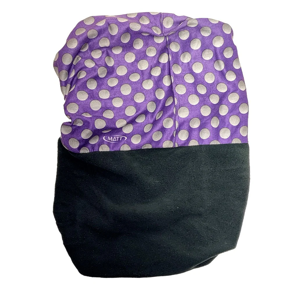 BRAGA CUELLO POLARTEC - TOPOS LILA/VIOLETA