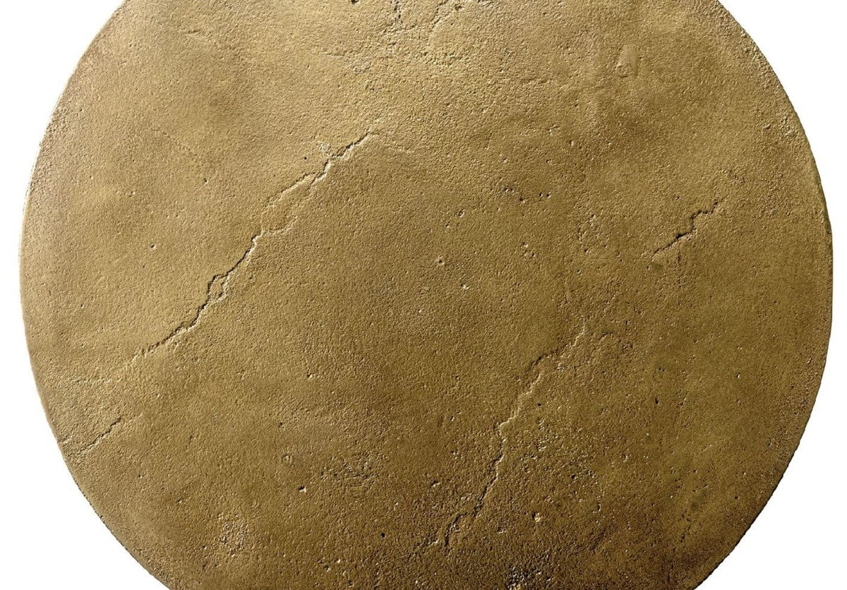 Designer side table bronze Ø 50 x H. 60 cm - Round aluminum table - Living room furniture - Luxury furniture - Designer furniture - Luxury furnishings - Designer furnishings