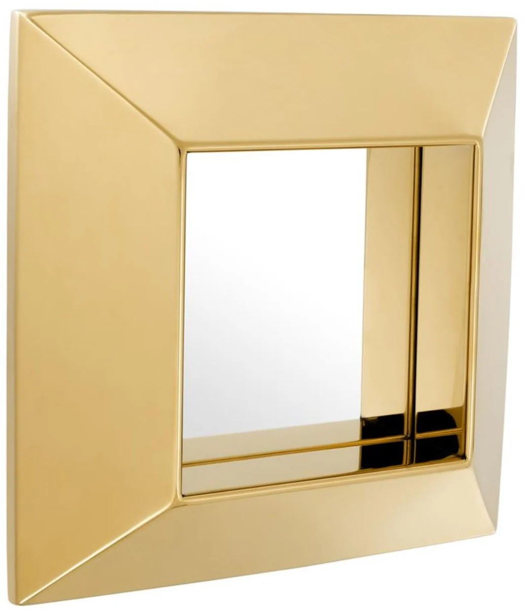 Luxury mirror gold 31 x 7 x H. 31 cm - stainless steel wall mirror