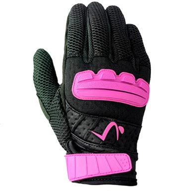 ZUR TRINITY LADY GLOVES BLACK / LILAC