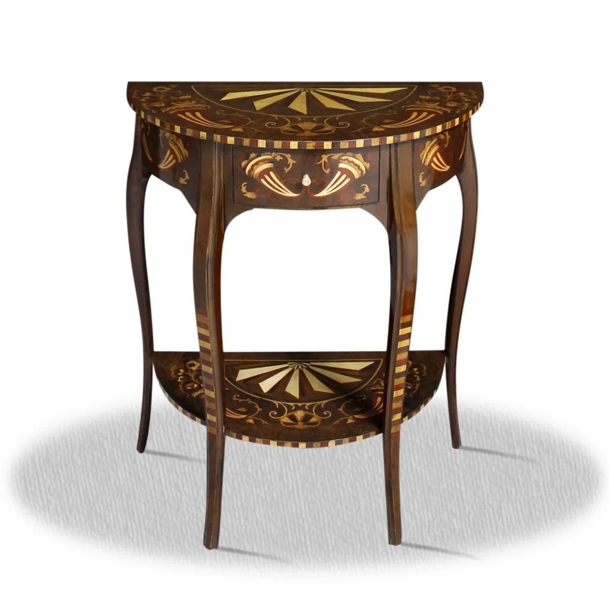 Baroque side table with drawer 60 x 35 x H. 75 cm - antique style side table