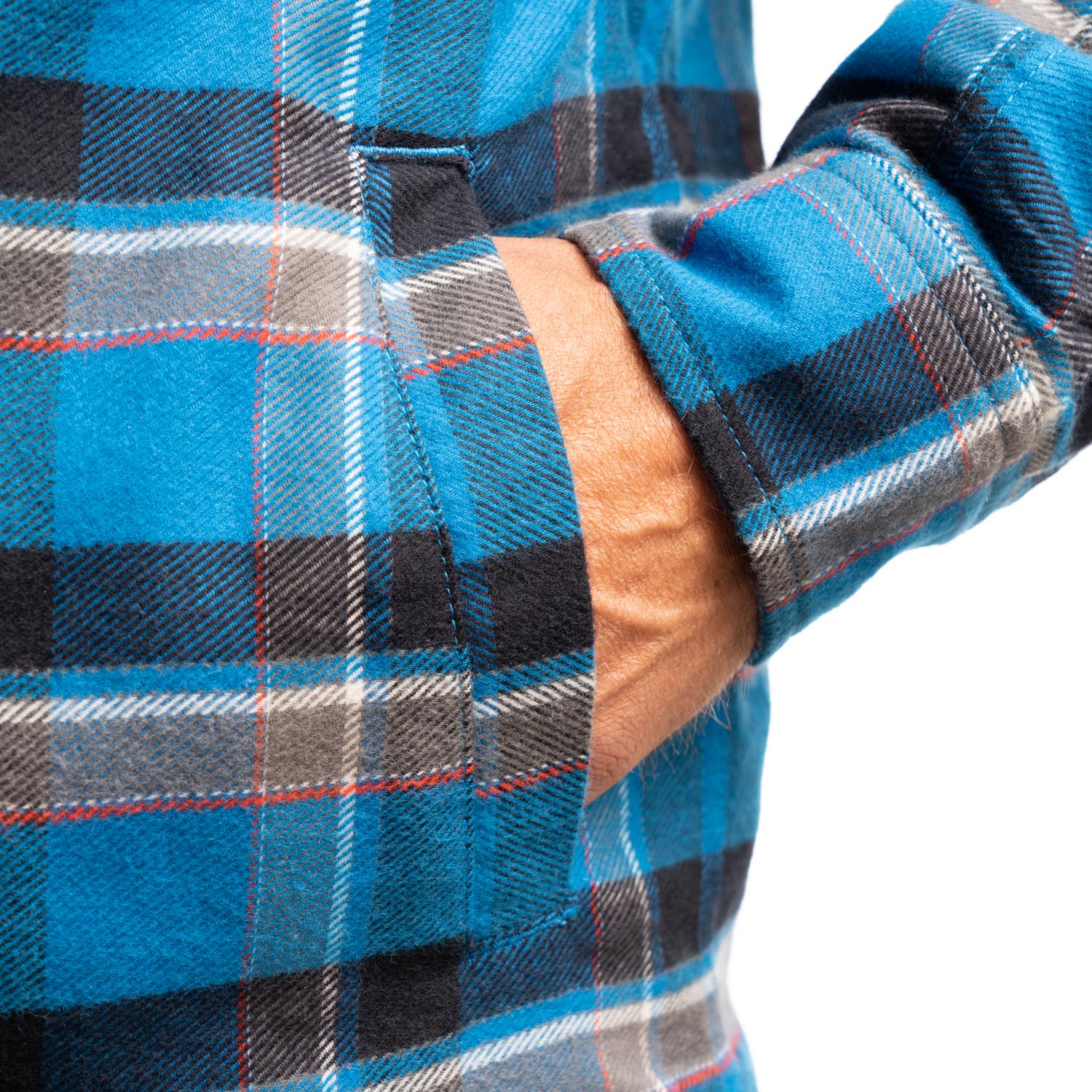 Targhee Fleece Lineed Flannel Hoodie