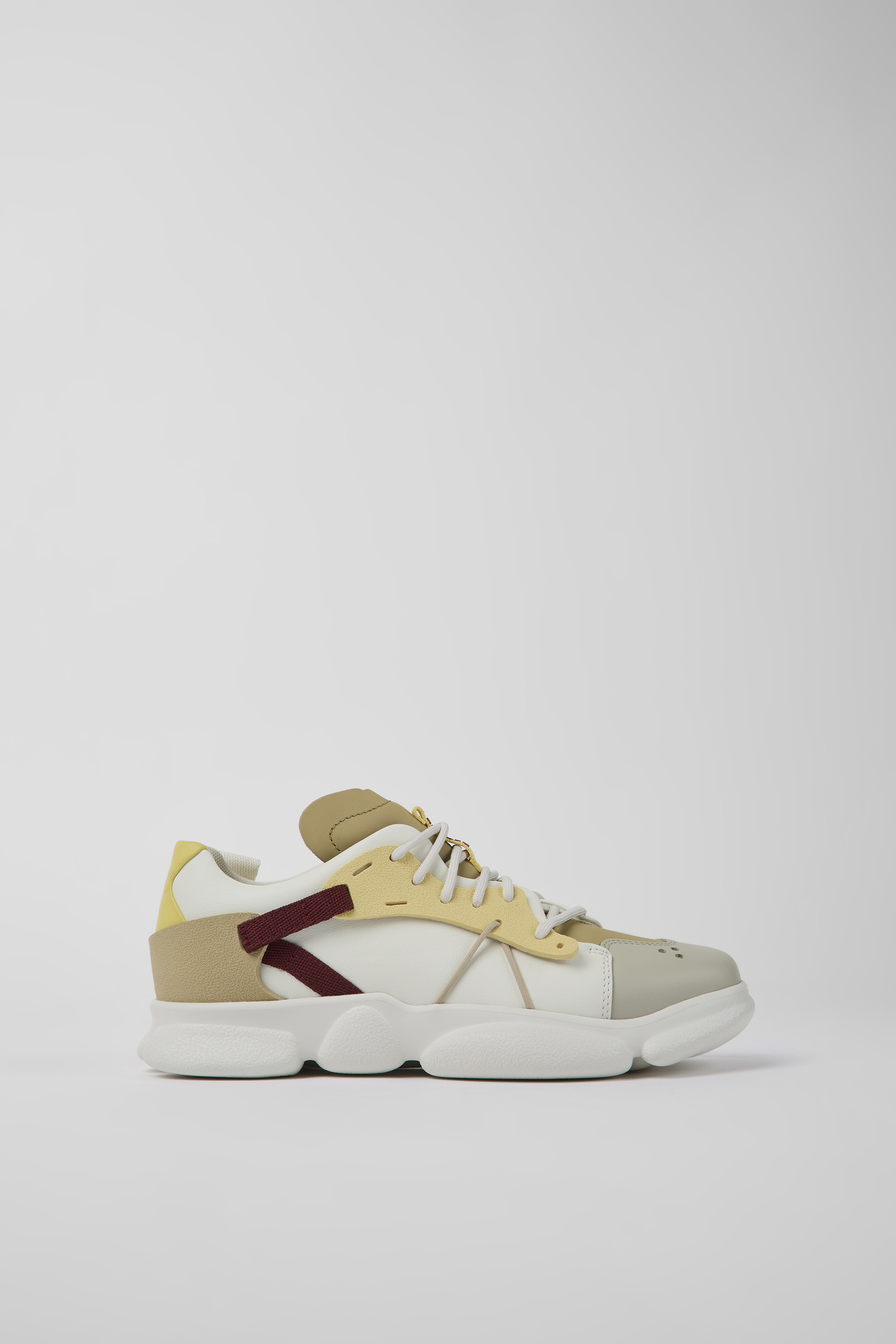 Twins - Mehrfarbiges Leder und Textil Sneaker für Damen