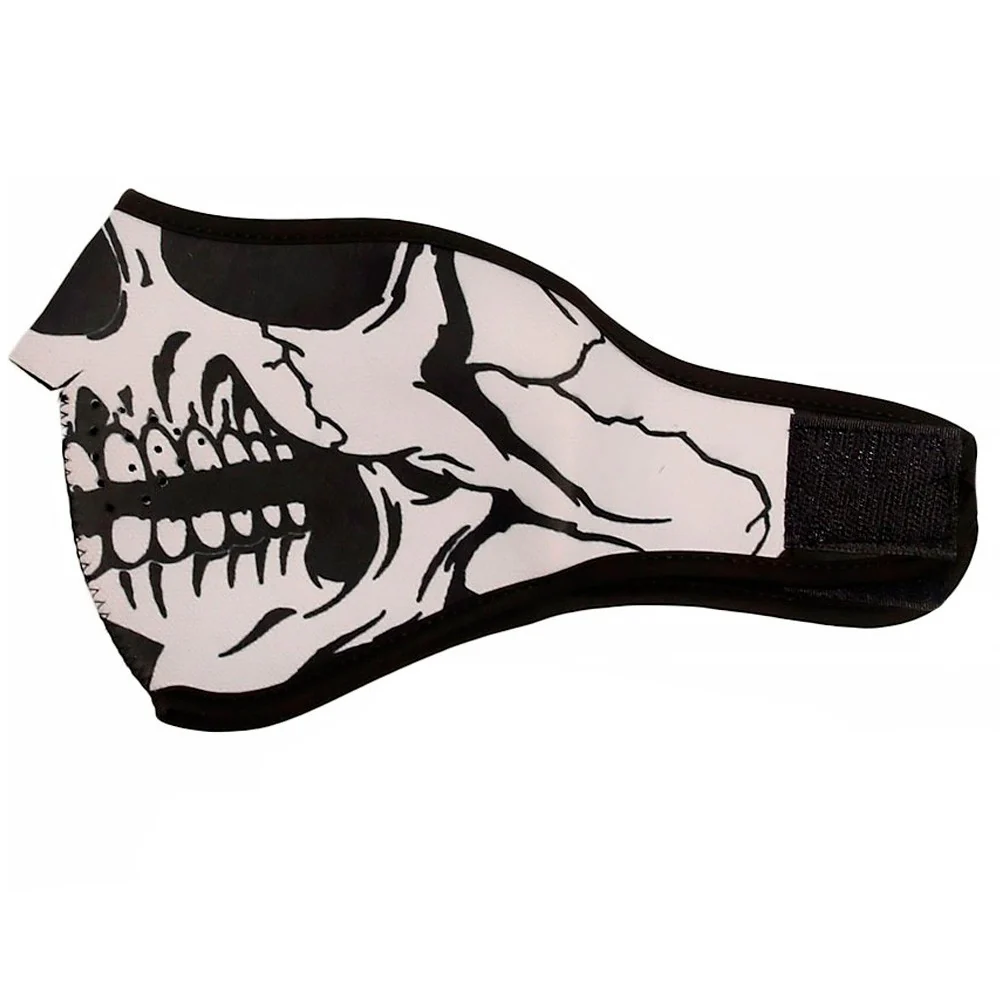 MASCARILLA KUM NEOPRENO CALAVERA REVERSIBENE NEGRO