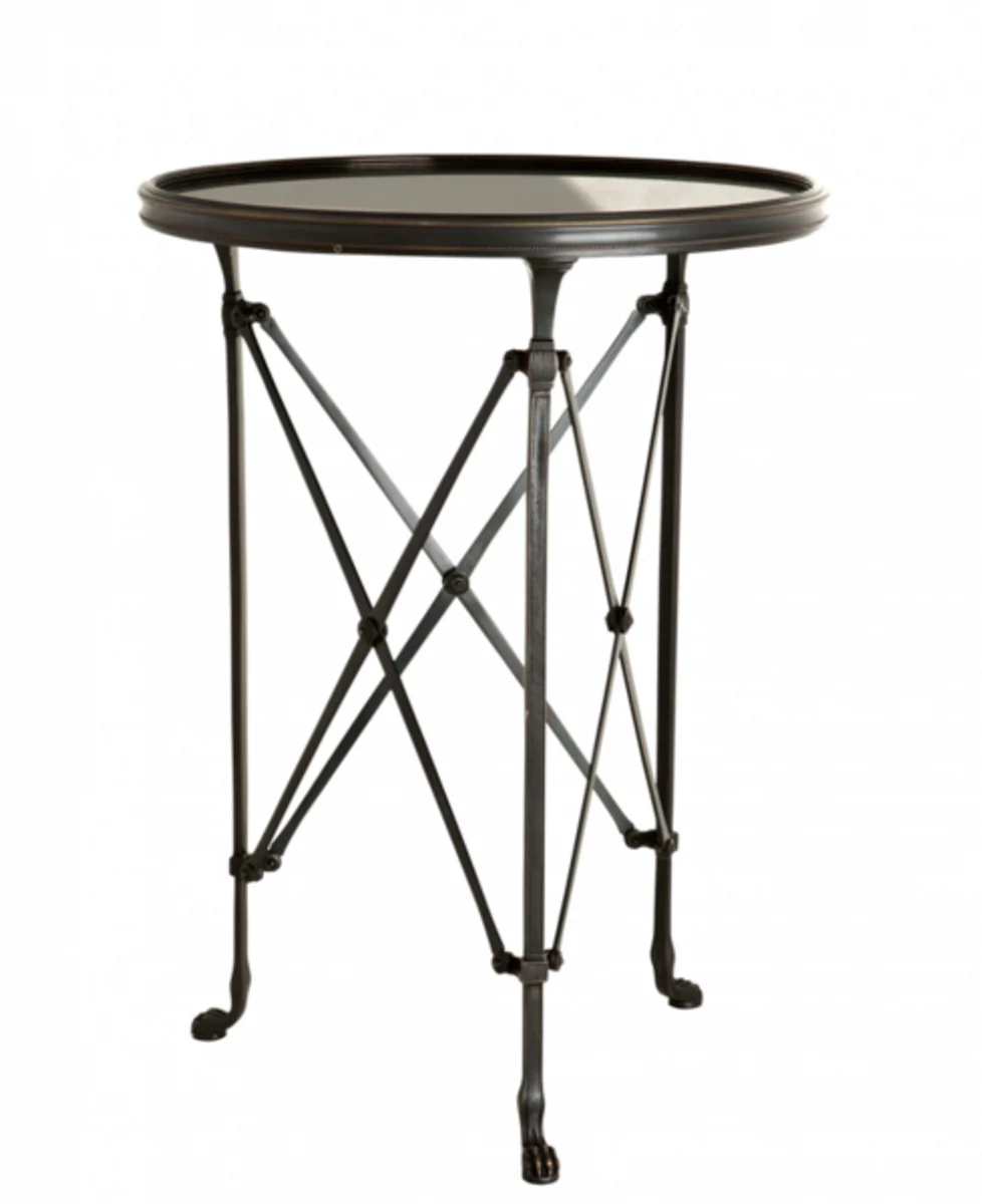 Luxury Art Deco designer side table anthracite 52 x H. 70 cm - luxury quality
