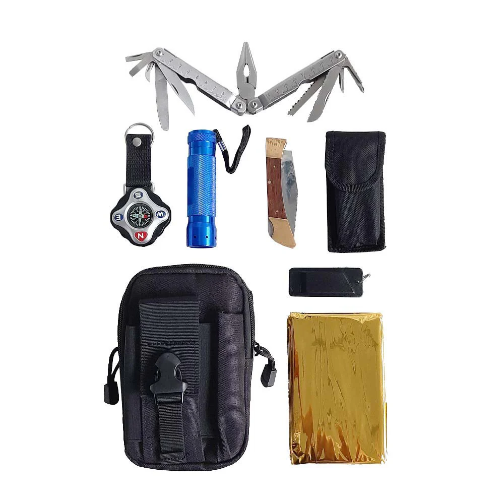 Hosa EDC Pouch Kit - Kit supervivencia completo con alicates multiusos