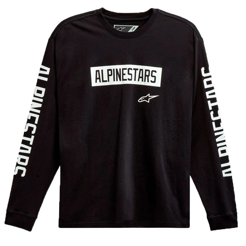 CAMISETA ALPINESTARs FACE OFF LONG SLEEVE NEGRO