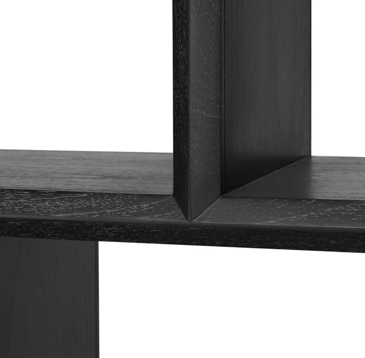 Luxury shelf cabinet / living room cabinet black 100 x 40 x H. 230 cm - living room furniture