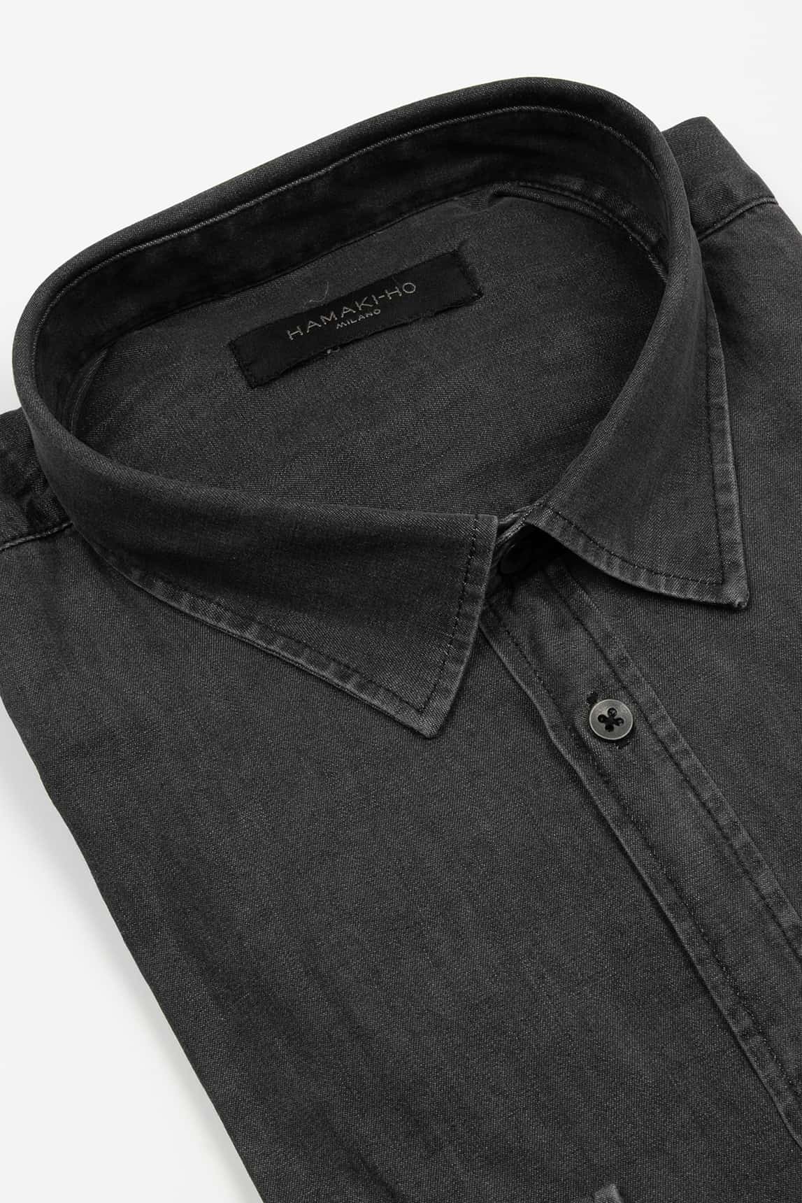 Rivera-Spanien Schwarzes Jeanshemd