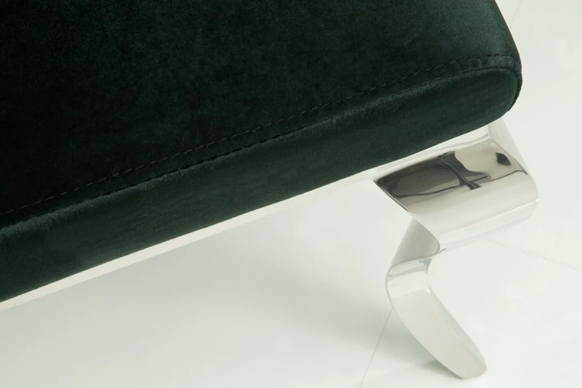 Designer dining room chair noble green - designer chair - modern baroque