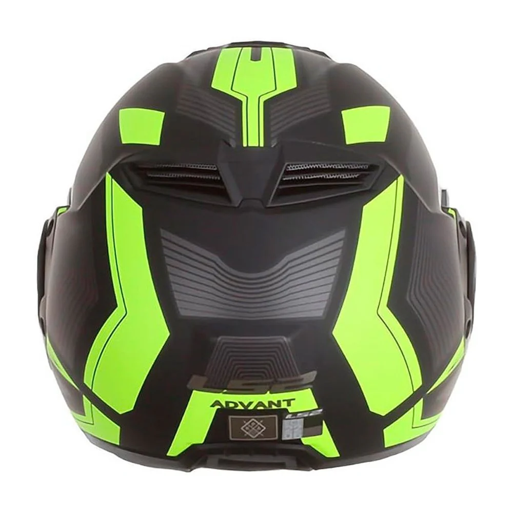 LS2 FF906 ADVANT REVO MODULAR HELMET MATTE BLACK / YELLOW
