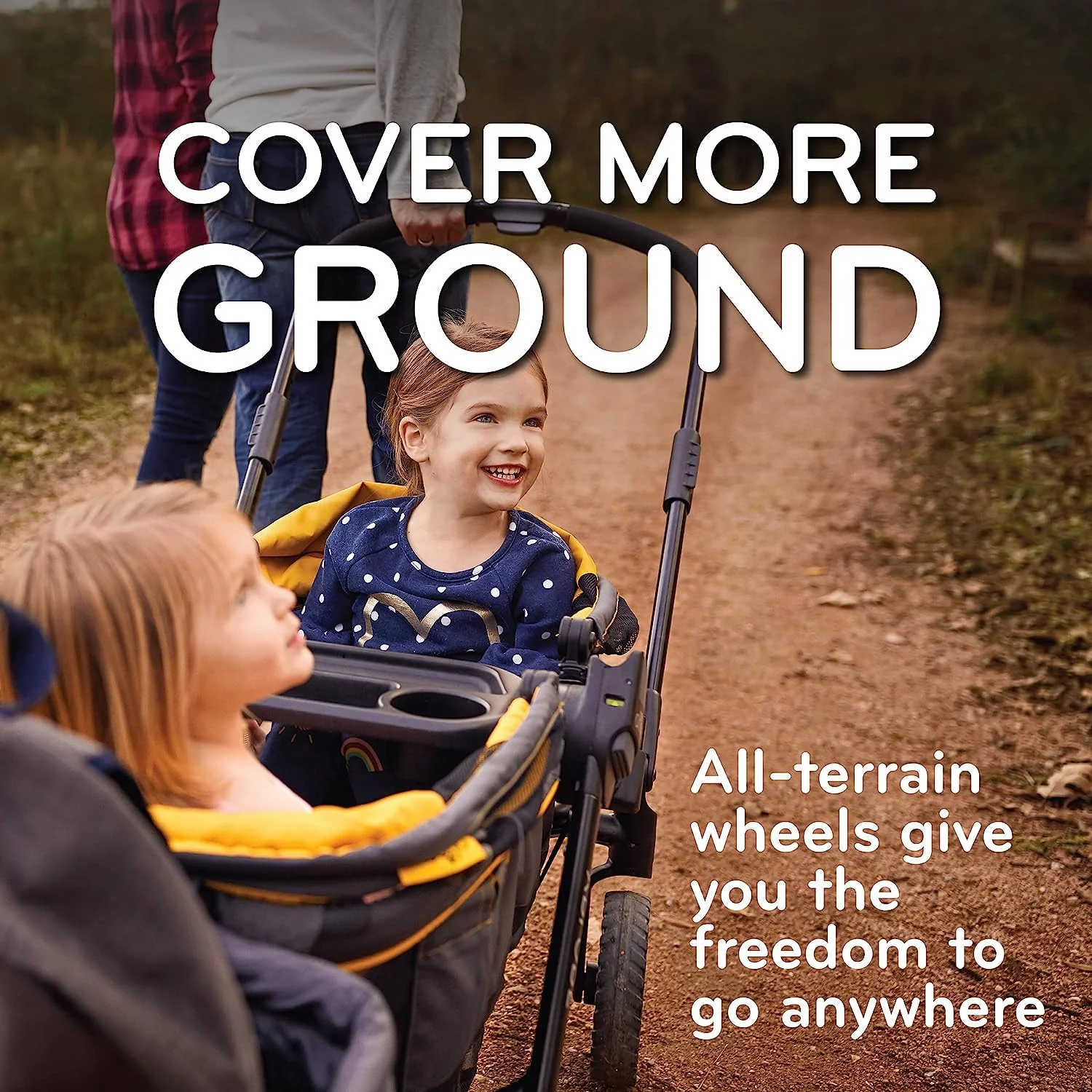 All-Terrain-Kinderwagen, Adventurer, 45 x 27 x 39 Zoll (1 Stück)