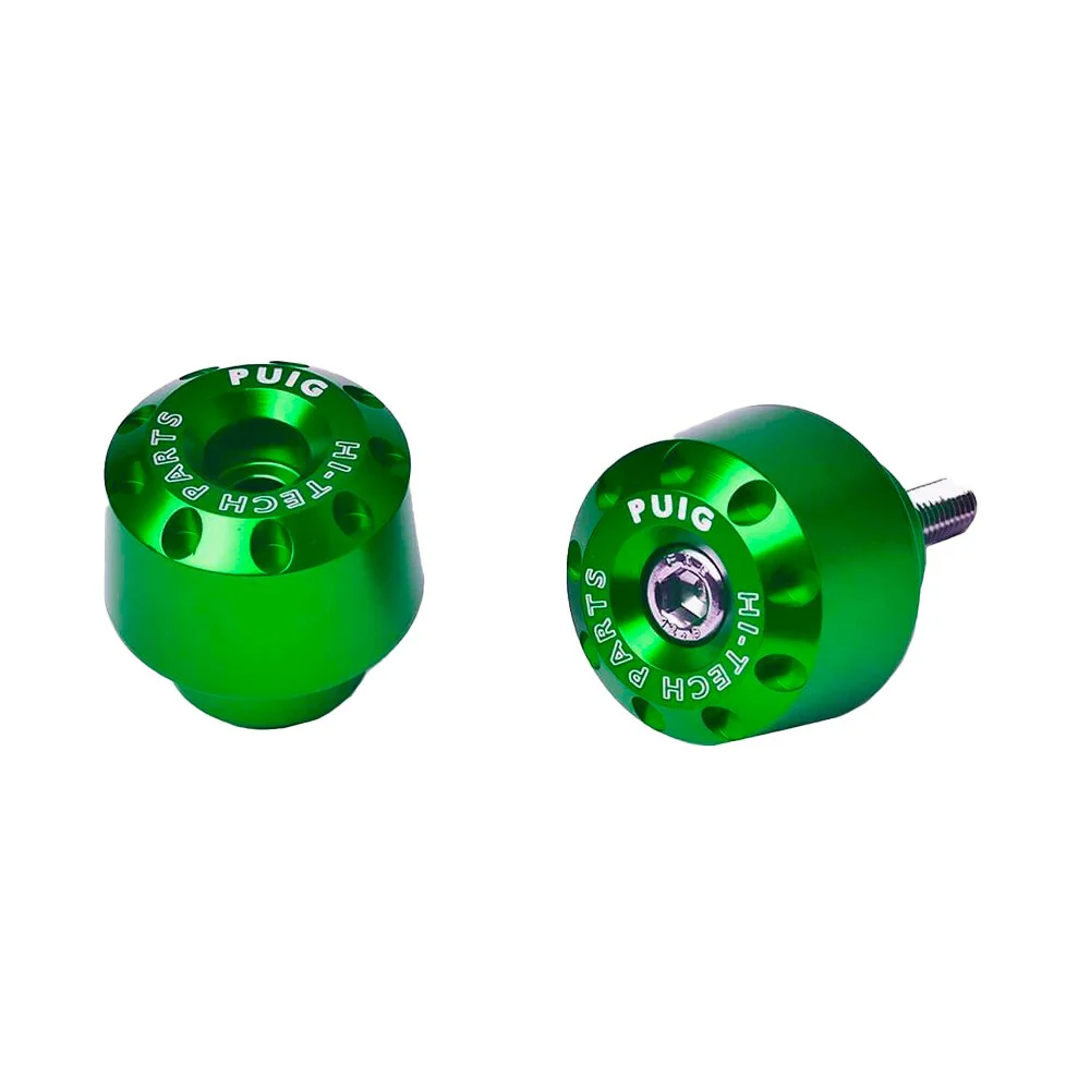 ALUMINUM COUNTERWEIGHT PUIG 6203 SHORT UNIVERSAL GREEN