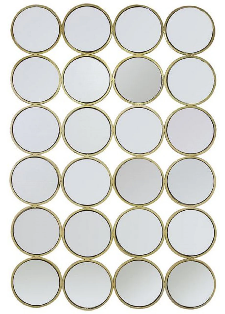Luxury stainless steel wall mirror gold 80 x H. 120 cm - designer mirror - luxury collection