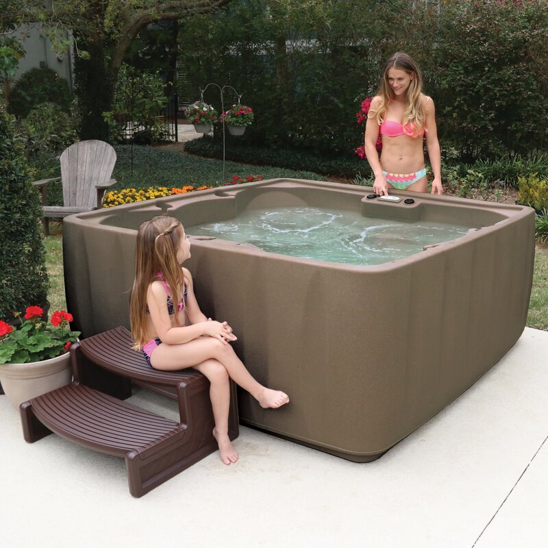 Aquarest Spas, Powered by Jacuzzi Pumps 6 - Person 29 - Jet Square Plug And Play Hot Tub mit Ozonator