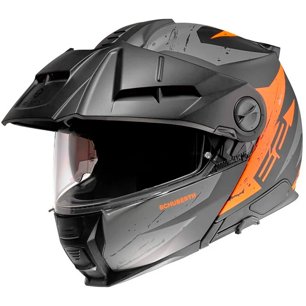 CASCO TRAIL MODULAR SCHUBERTH E2 EXPLORER - NARANJA MATE