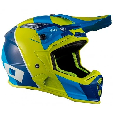 CROSS / ENDURO HELMET HEBO RIPPLE LIME / BLUE