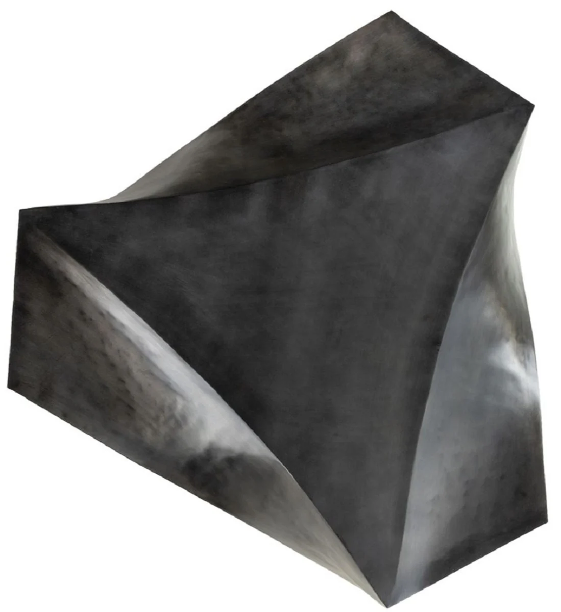 Designer steel coffee table dark gray 107 x 120 x H. 41 cm - Living room table - Designer living room furniture