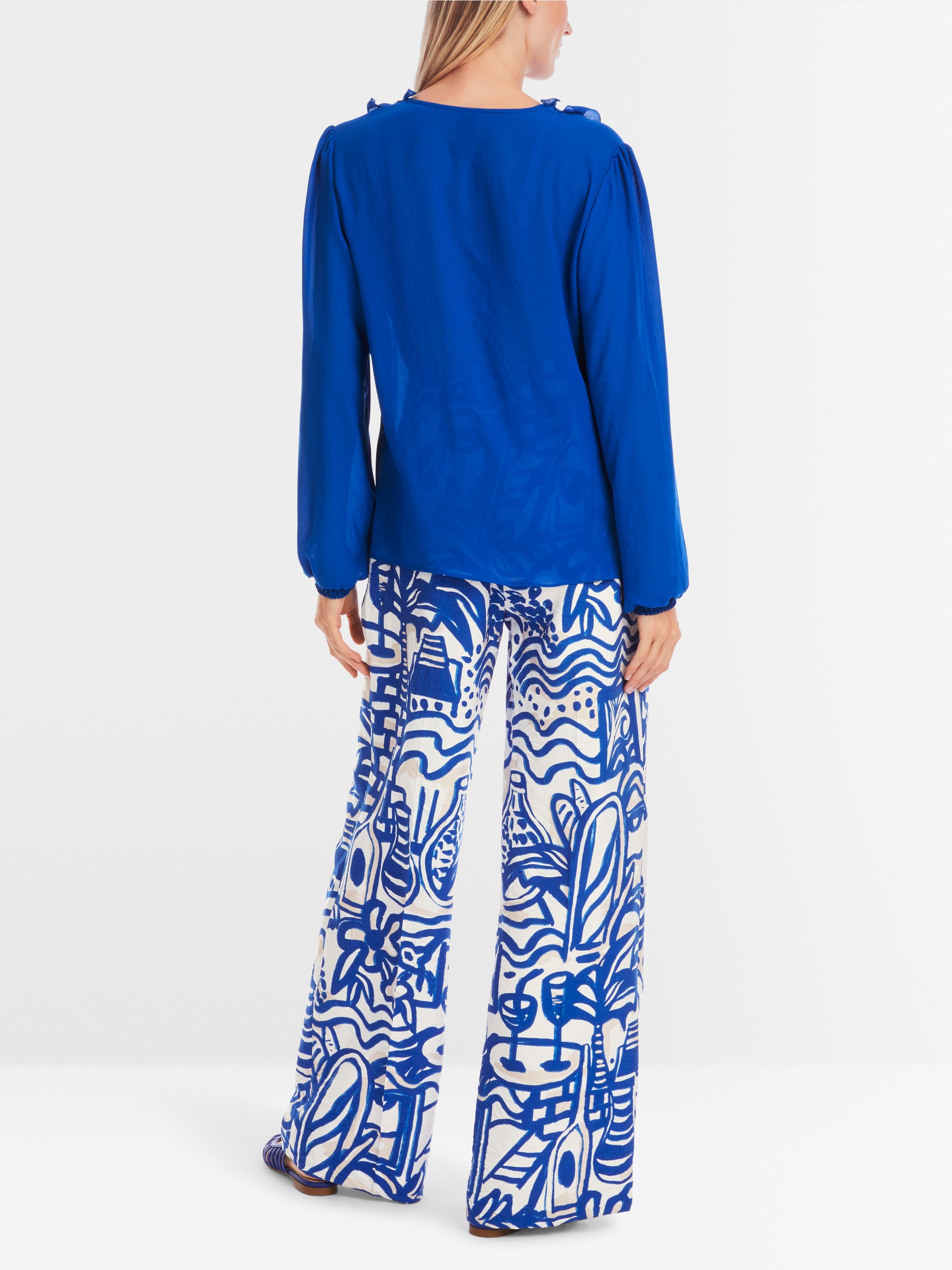 Marc-Cain Rethink Together Rüschenbluse