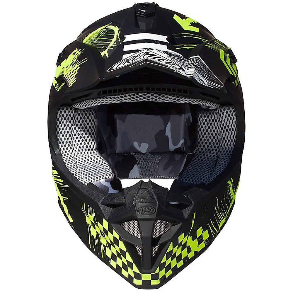 CASCO CROSS / ENDURO PREMIER EXIGE RXY BM NEGRO MATE / FLUOR