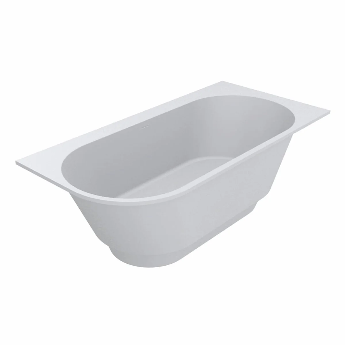 Freestanding luxury bathtub matt white 190 cm - bathroom furniture