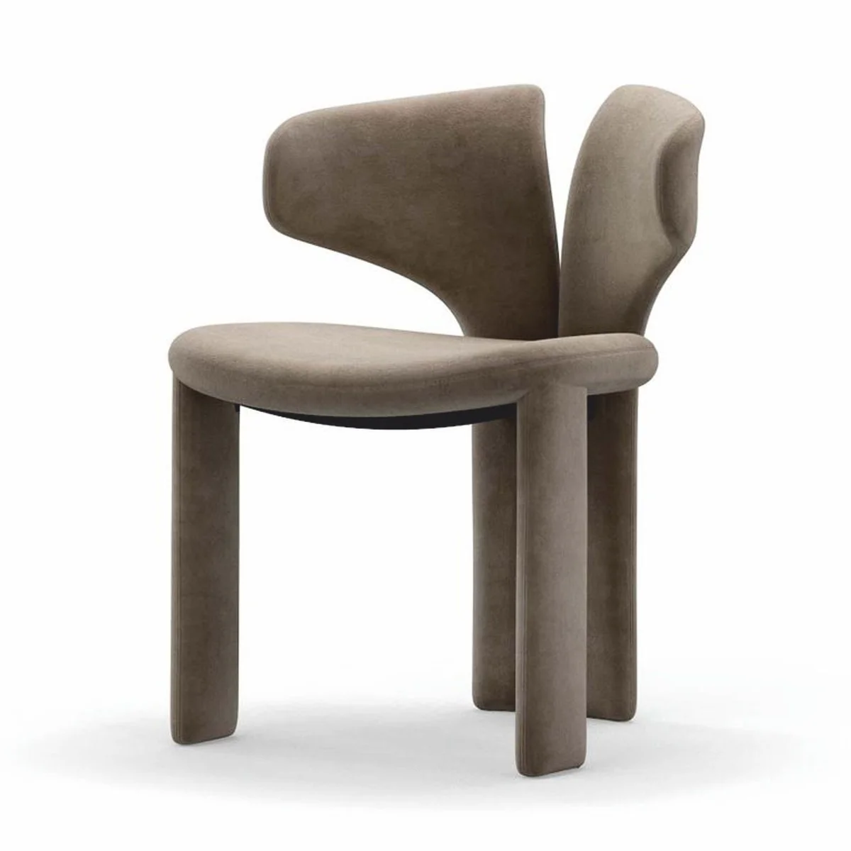 Luxus Esszimmer Stuhl Braun H. 76 cm - Luxus Esszimmer Möbel