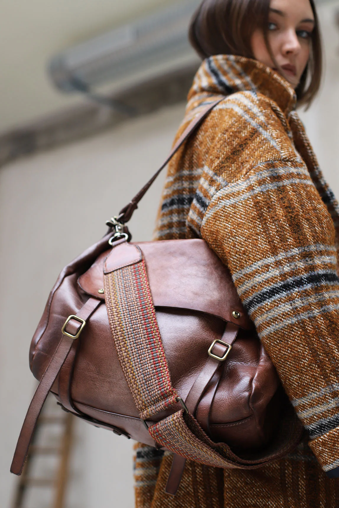 Rivera-Spanien Bolso Brown Makronen