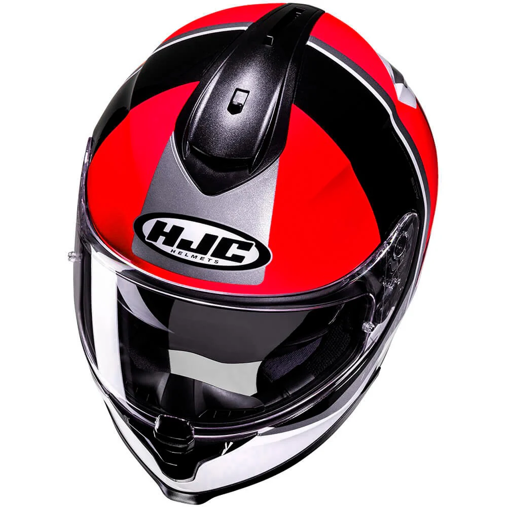 CASCO HJC C70N ALIA - NEGRO / BLANCO / ROJO