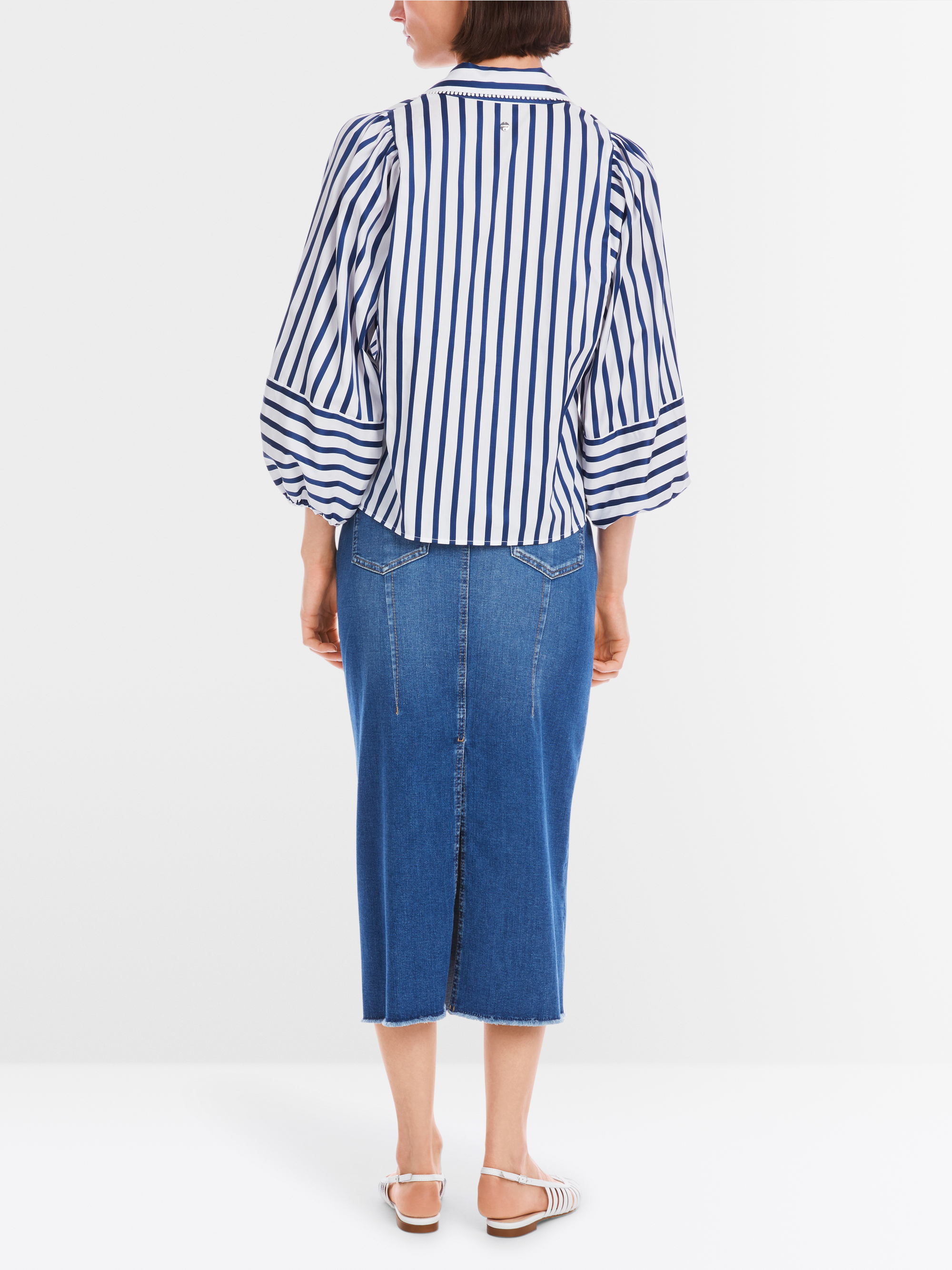 Marc-Cain-Bluse mit Quastenbesatz