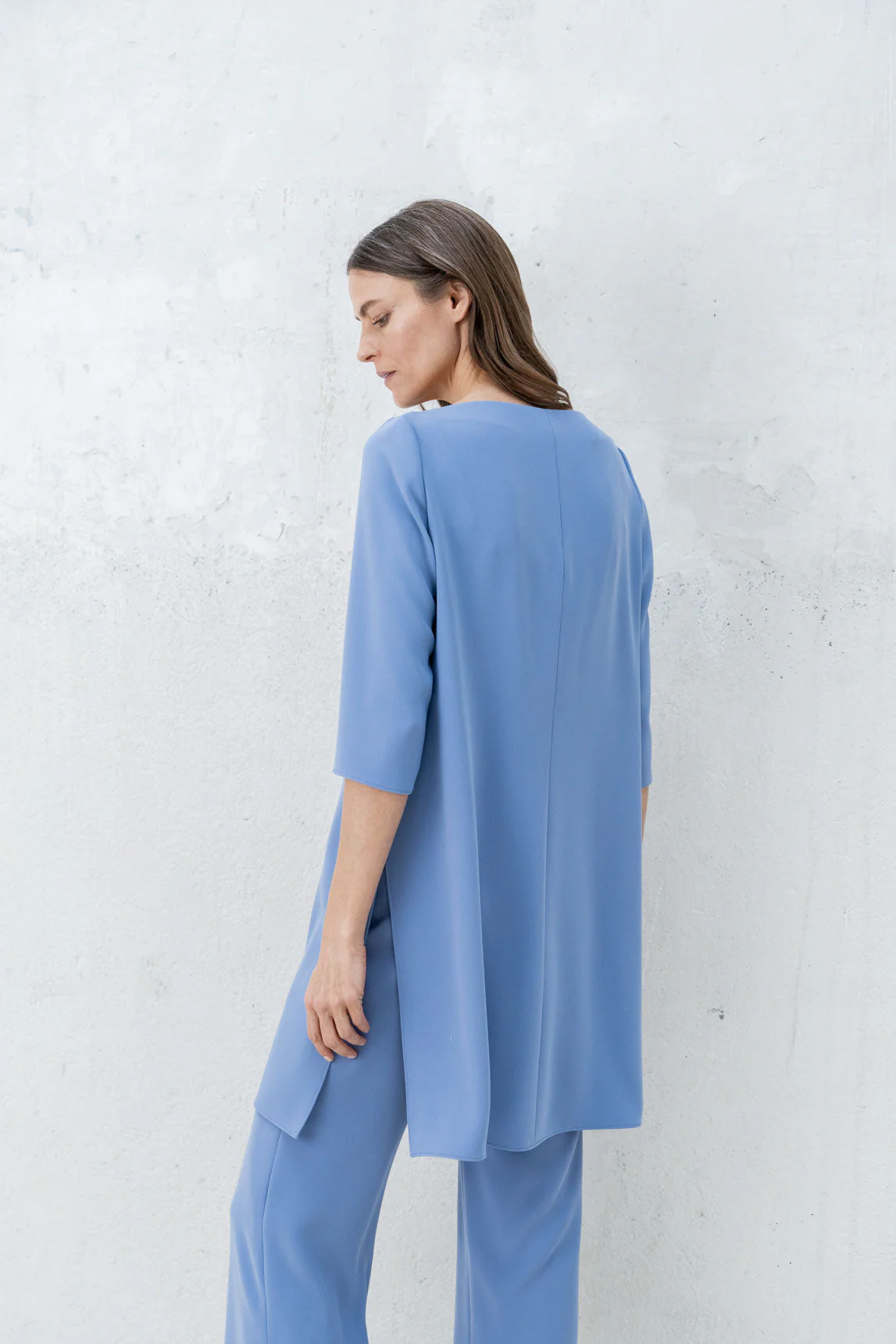 Rivera-Spanien Steinblauer Mecca-Gehrock