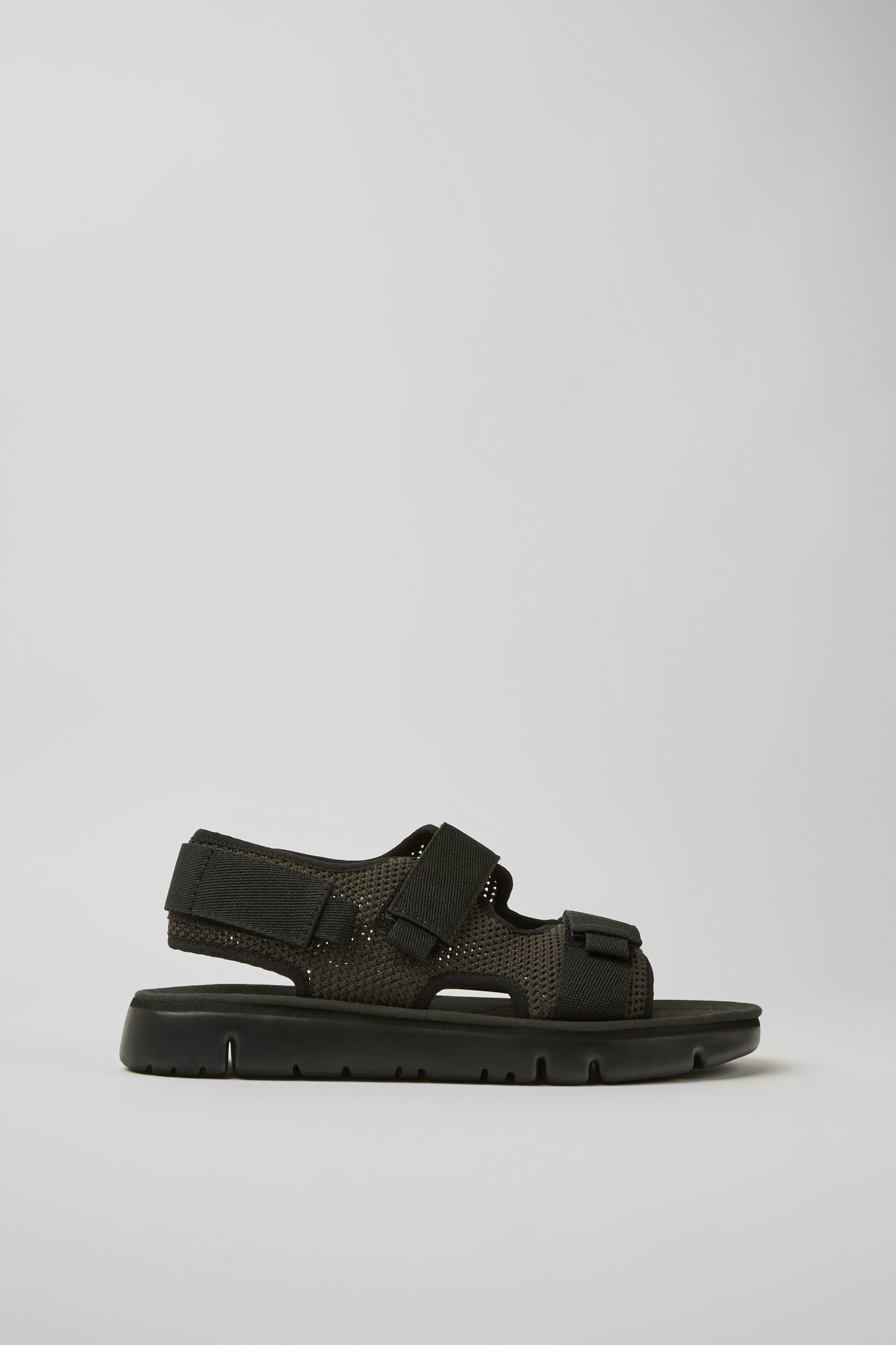 Oruga - Schwarz und grau TENCEL Lyocell Sandalen für Herren