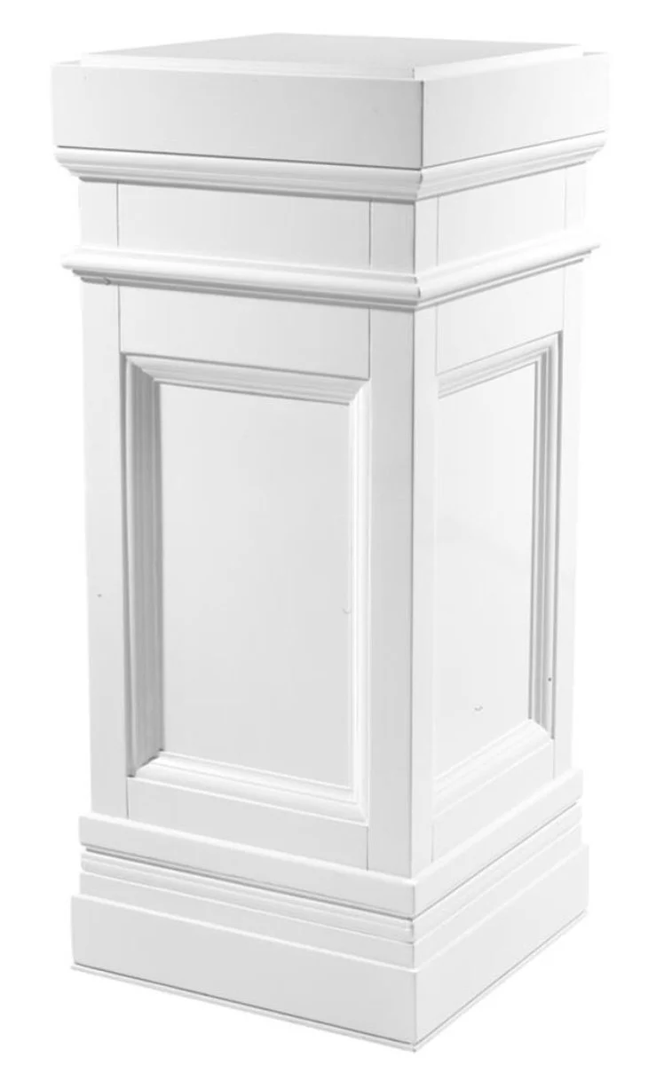 Column white 44 x 44 x H. 103 cm - luxury side table