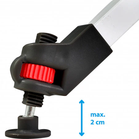 Brunner TITANIUM AXIA 2 - Mesa plegable rectangular 104 X 62 cm.