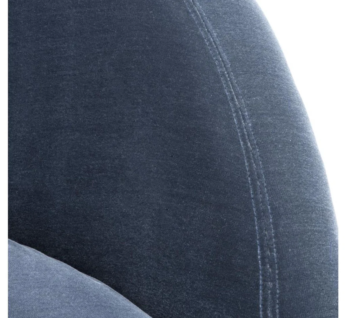 Designer armchair blue 91 x 85 x H. 74 cm - luxury collection