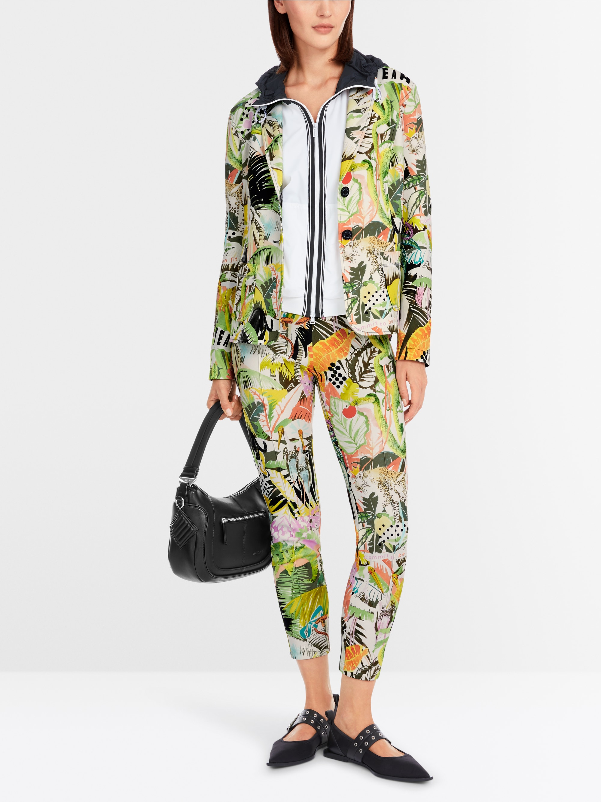 Marc-Cain Slim-Blazer aus Scuba-Jersey