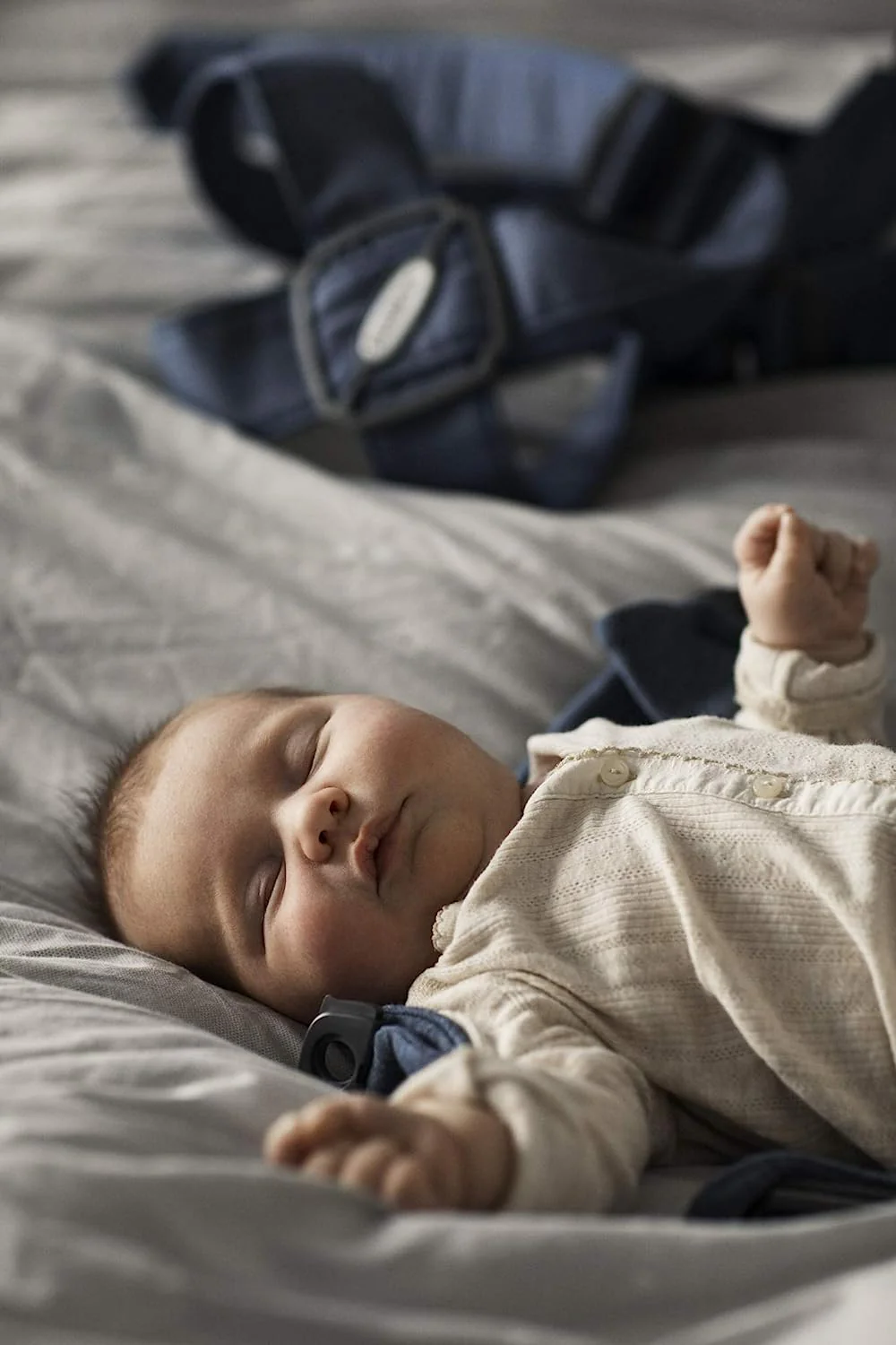 Babytrage Mini, 3D-Netz, Anthrazit/Leopard