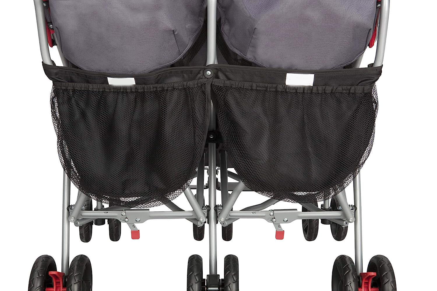 Kinder-LX-Side-by-Side-Kinderwagen – mit Liegefunktion, Aufbewahrung und kompaktem Zusammenklappen, Nachthimmel