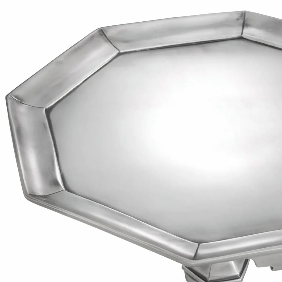 Luxury Baroque side table antique silver H. 66 cm - Baroque hotel furniture