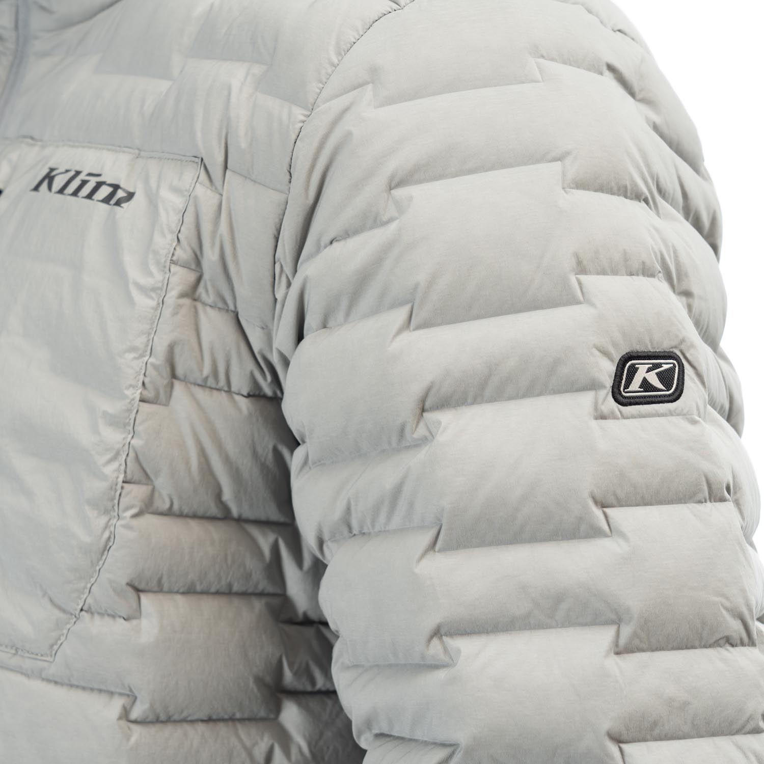 Boulder stretch down jacket with hood