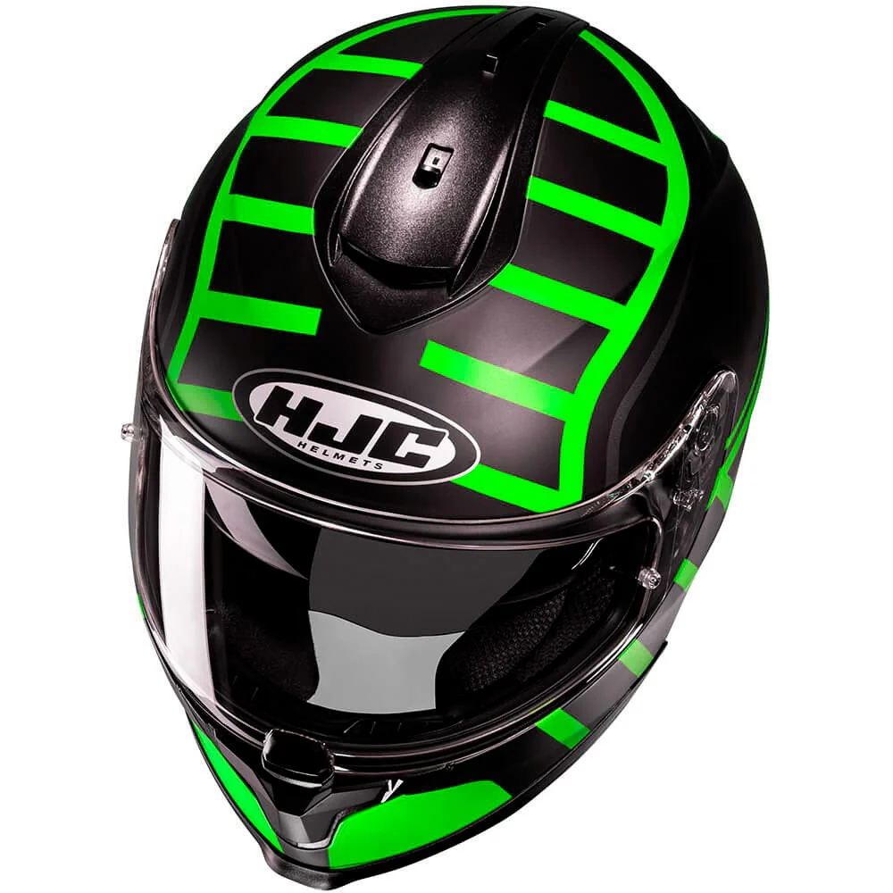 CASCO HJC C70N HOLT - NEGRO / FLUOR