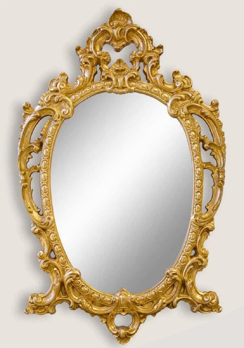 Luxury baroque mirror gold - magnificent wall mirror in baroque style - baroque living room mirror - baroque wardrobe mirror - baroque furniture