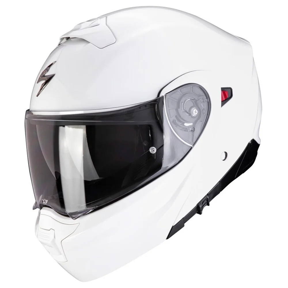CASCO MODULAR SCORPION EXO 930 EVO MONOCOLOR BLANCO