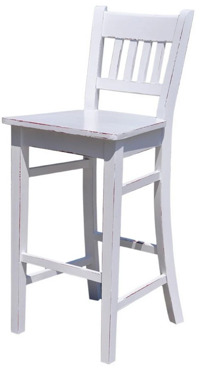 Country house style bar chair 47 x 47 x H. 107 cm - various colors - country house style shabby chic furniture