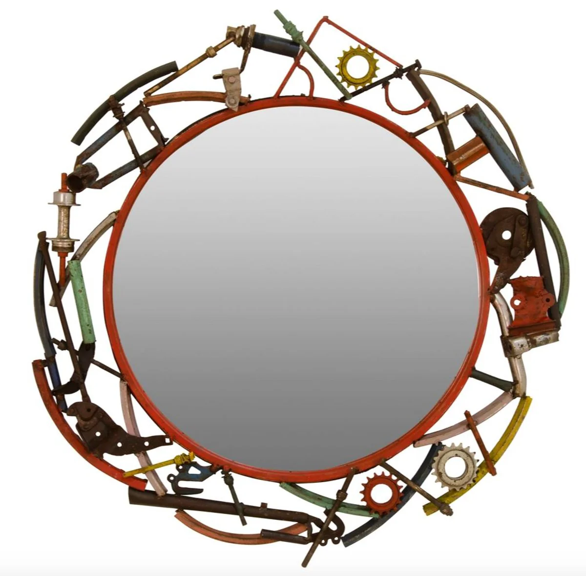 Designer wall mirror diameter 83 cm - designer living room accessories