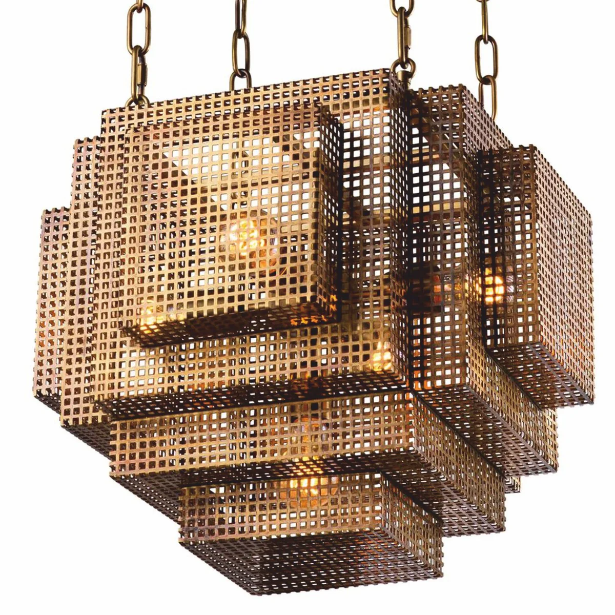 Luxury industrial style pendant lamp antique brass - luxury lighting